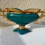 Vintage porcelain rose planter vase