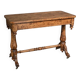 Victorian Amboyna Burl Desk, England – Late 19th Century