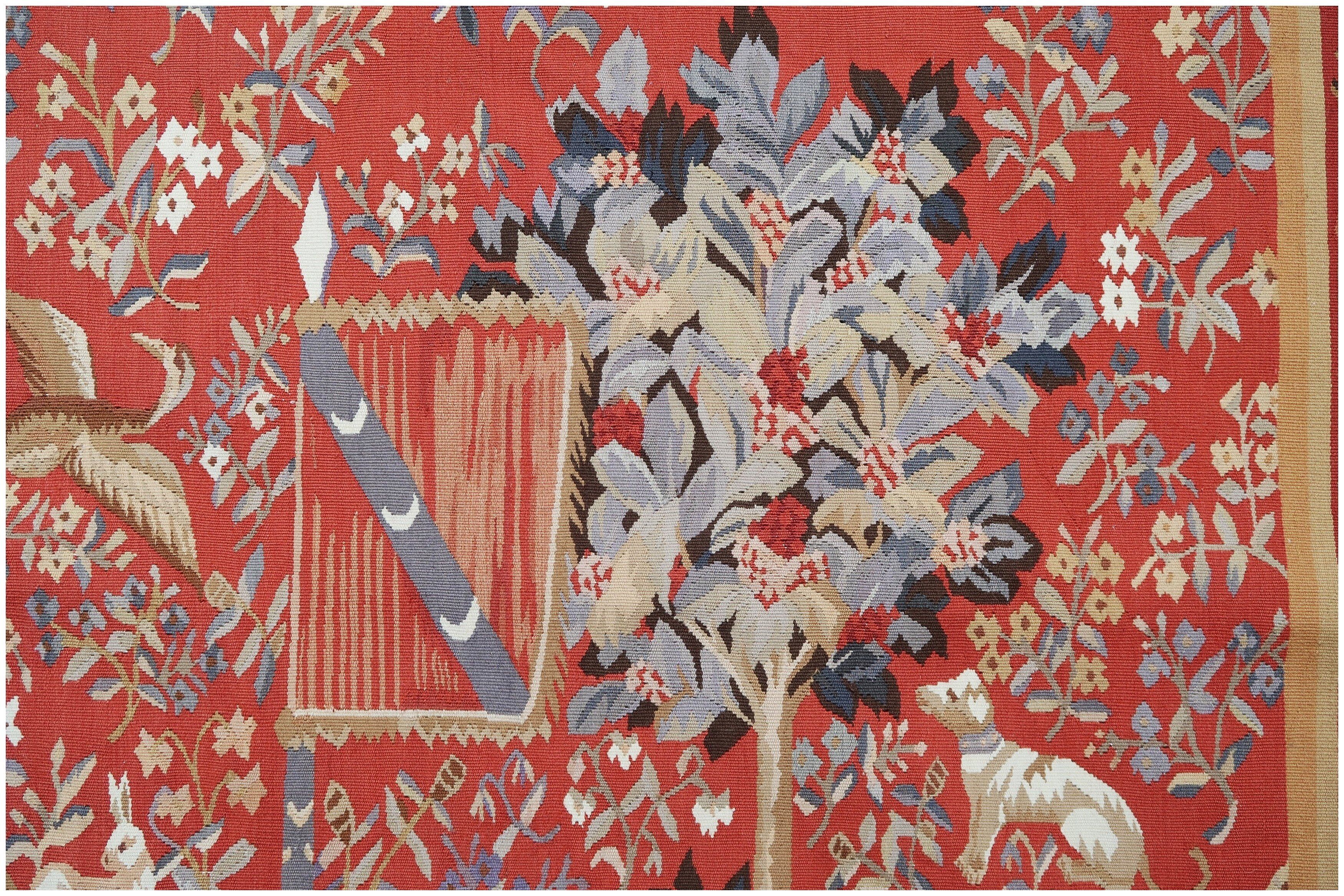 Chinese tapestry "La Dame a la Licorne" 20th century