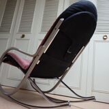 Swiss Nonna Rocking Chair by Paul Tuttle for Sträslle, 1970's