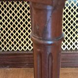 Paire de chaises 1900 en acajou et loupe de noyer marqueté.