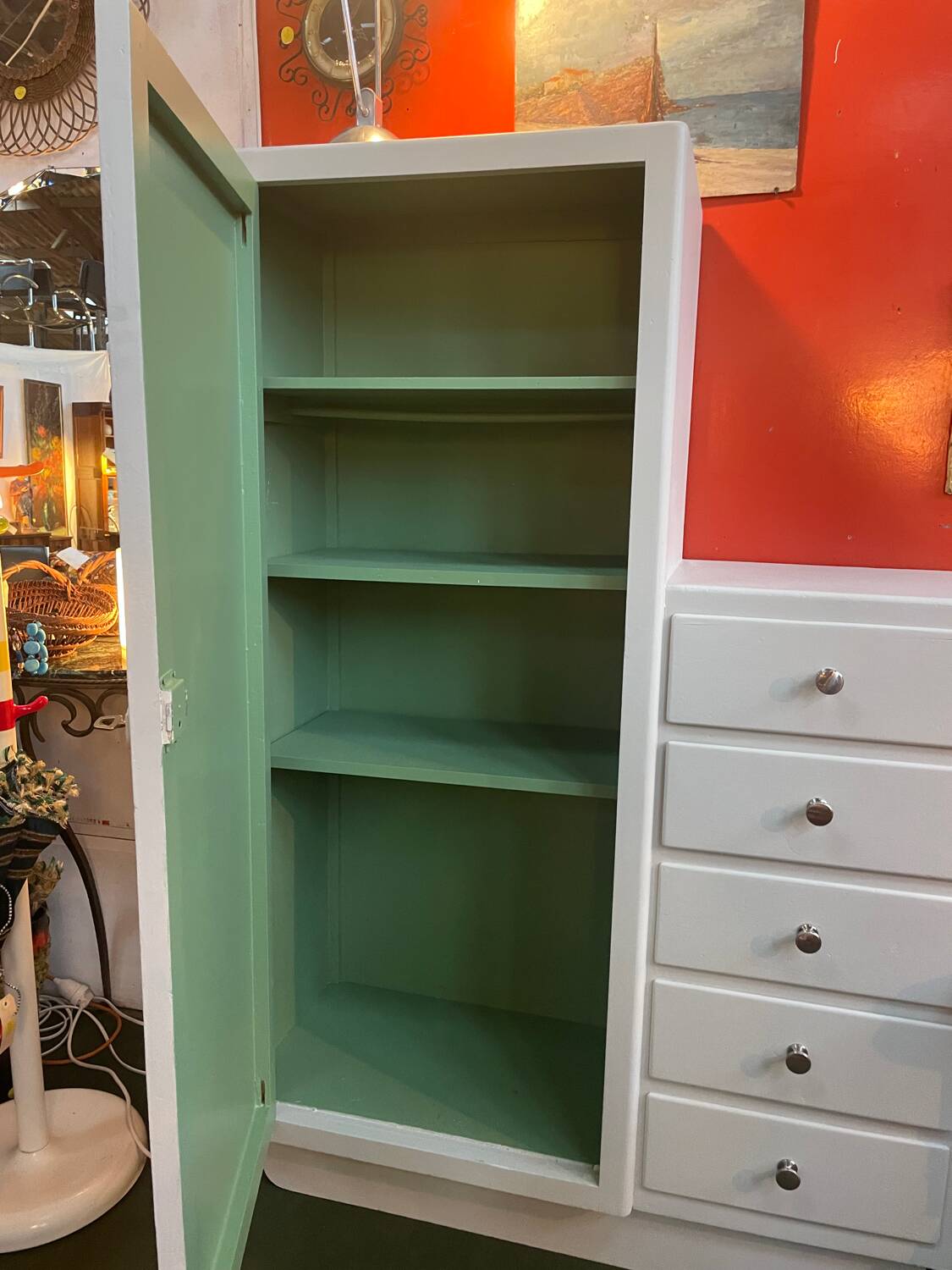 Armoire asymétrique bois