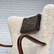 1960s, Danish design by A. Christensen for Slagelse Møbelværk, sheepskin.