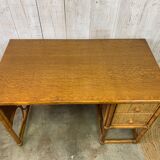 Vintage rattan desk