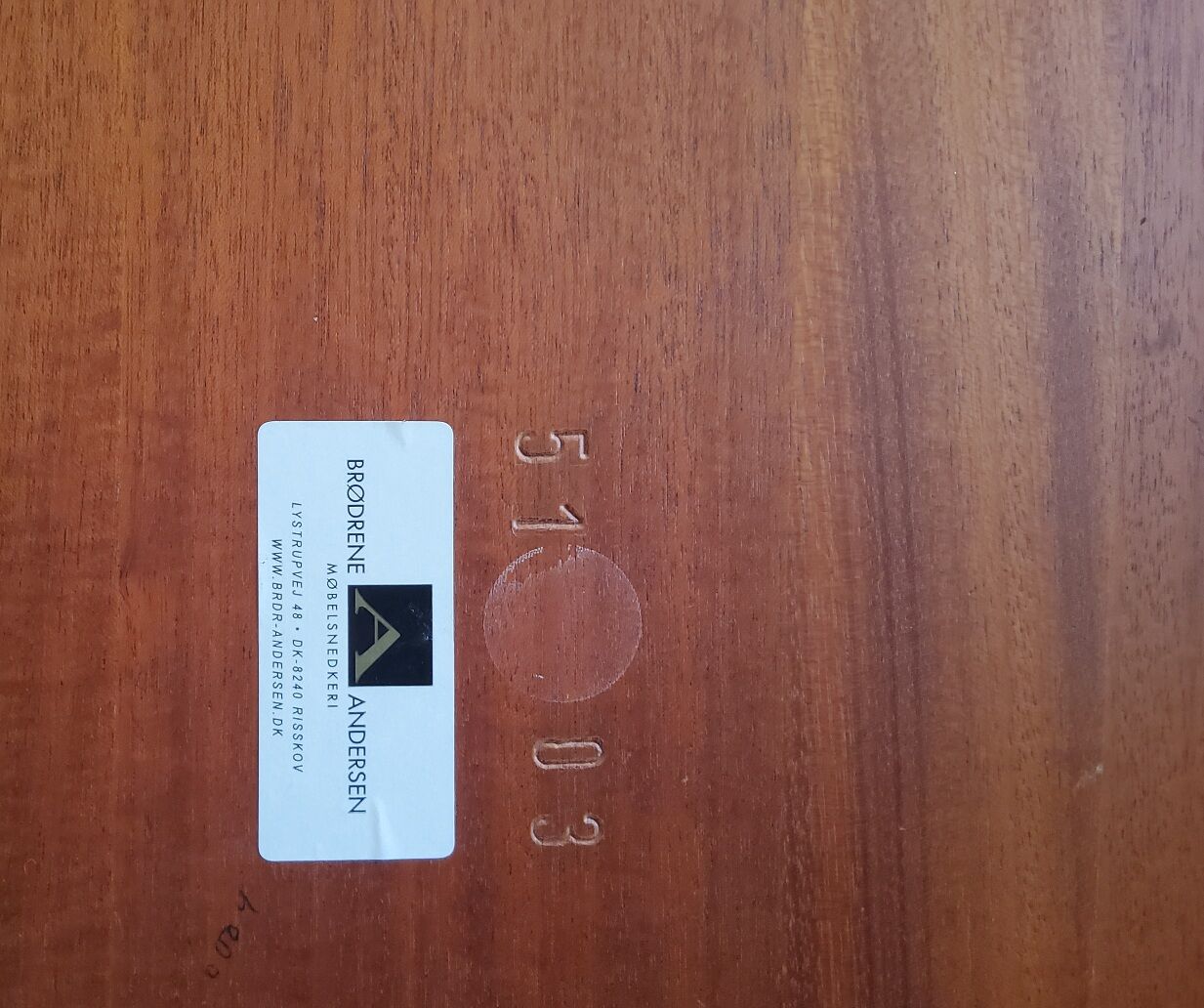 Pair of vintage coffee tables by Brodrene Andersen, Denmark 1960s