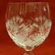 6 cut crystal glasses