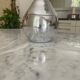 Silver metal ice bucket