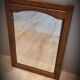 Miroir bois moustache