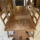 Solid wood table and 6 chairs