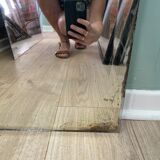 Beveled foot mirror - 176x45cm