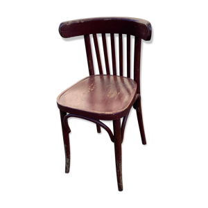 chaise bistrot bordeaux