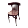 Burgundy bistro chair