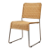Vintage wicker and chrome chair from the 1970s.