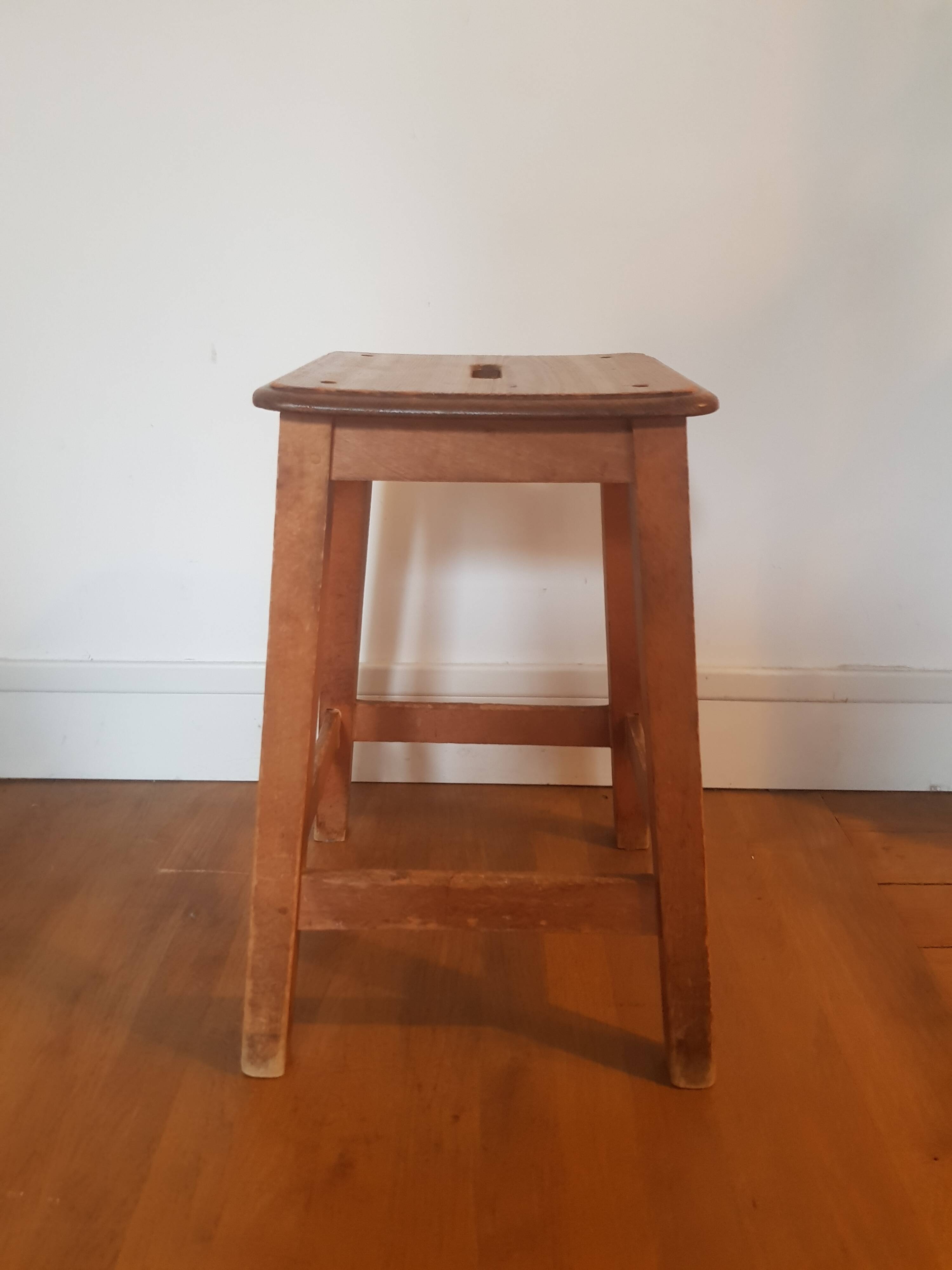 Vintage wooden stool