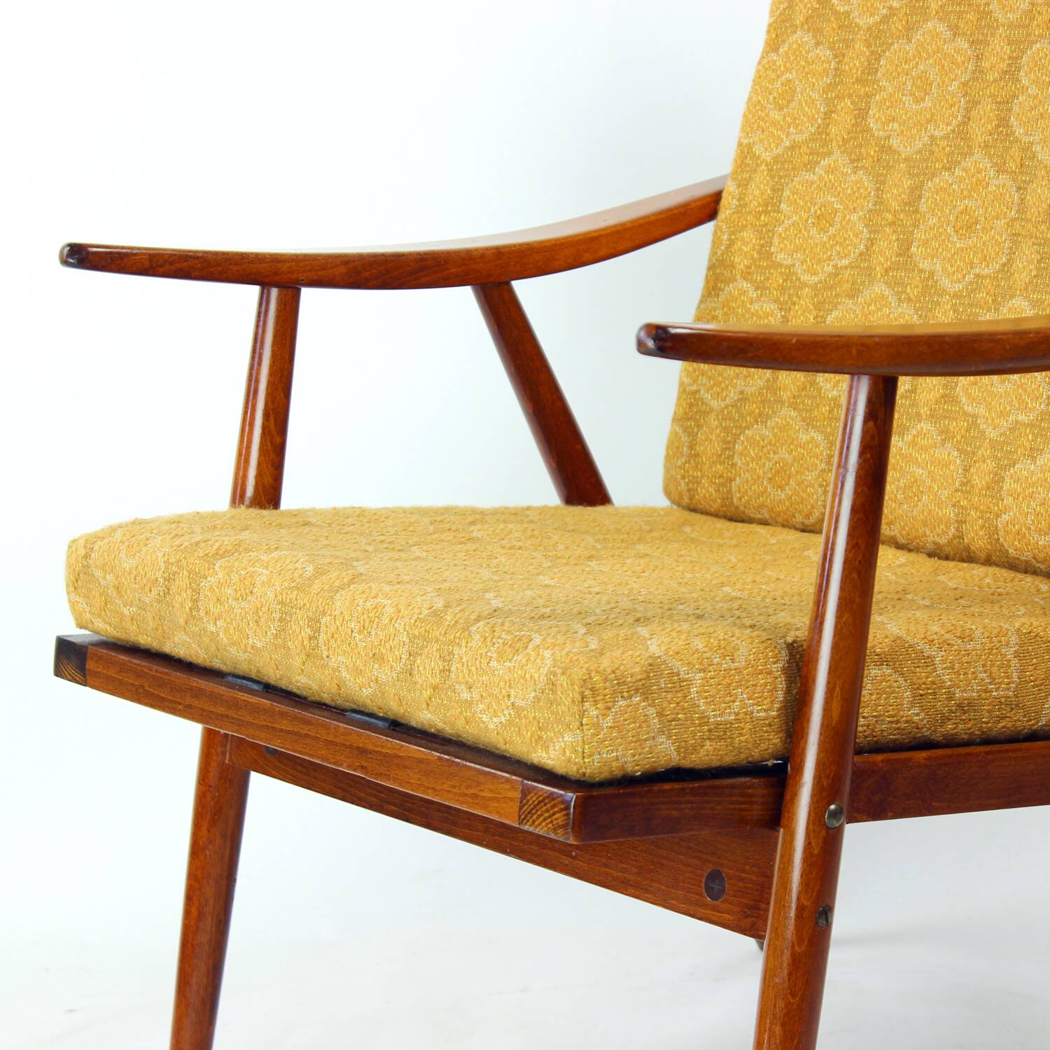 Boomerang Armchair By Ton, Czechoslovakia 1960s