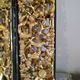 Pair of Ningbo panels in Chinese carved gilded wood