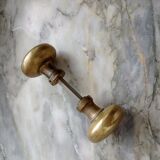 Round brass handles