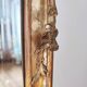Large gilded mirror louis XV rockery  142x99cm