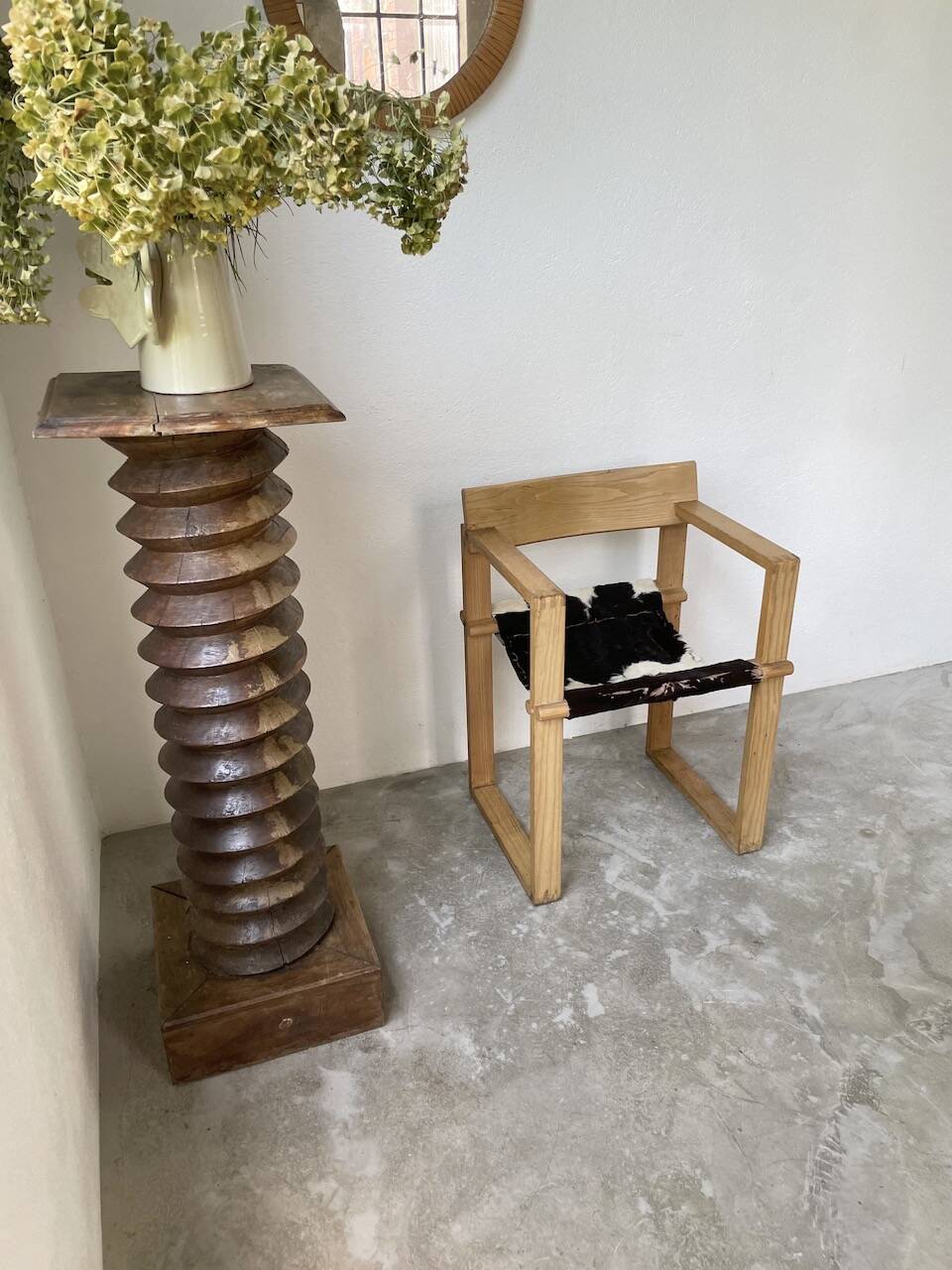 Oak chairs with armrests Ate Van Apeldoorn