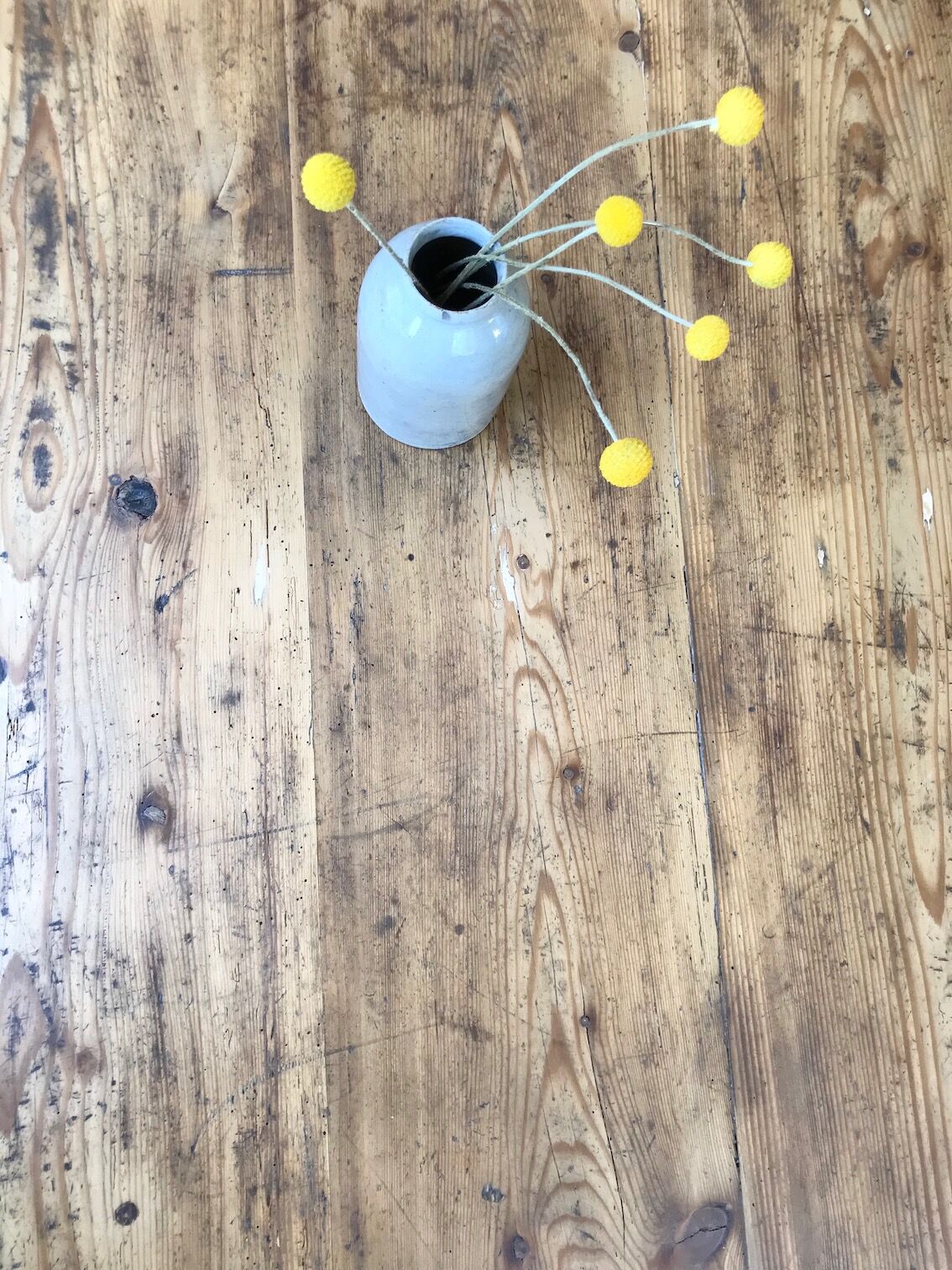 Vintage pine farm table