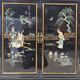 Vintage Chinese side table / cabinet / lacquered cabinet / bohemian