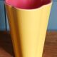 Bicolour vase in the spirit of India Mahdavi, circa 1990.