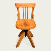 Pair of Baumann rotating screw chairs 1960