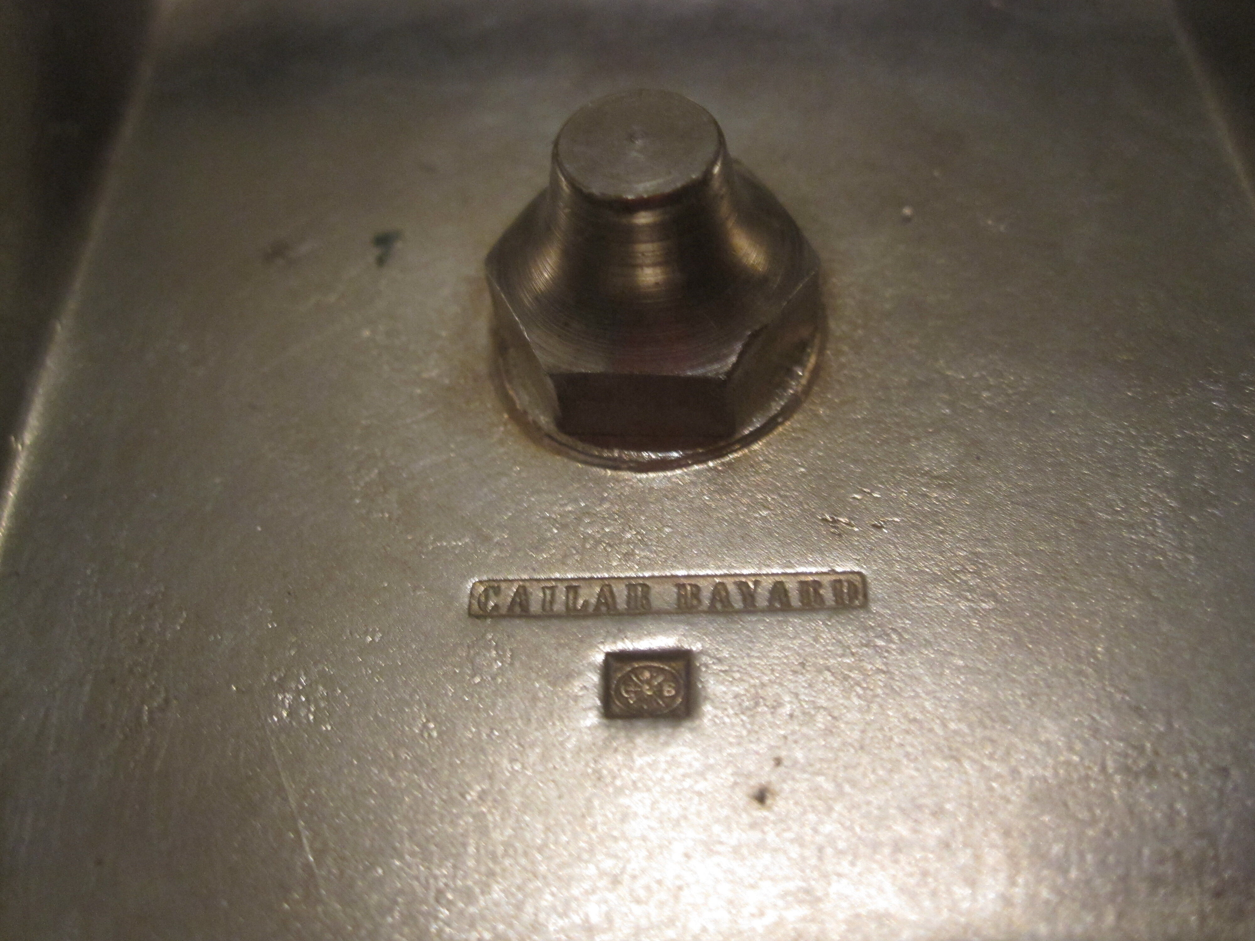 Pair of candlesticks Cailar Bailard silver metal