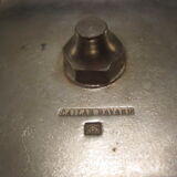 Pair of candlesticks Cailar Bailard silver metal