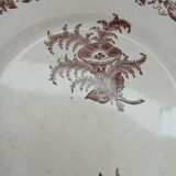 2 old Terre de fer flat plates
