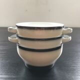 Set 3 two-tone bowls