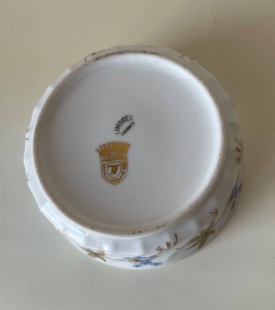 Limoges porcelain candy box