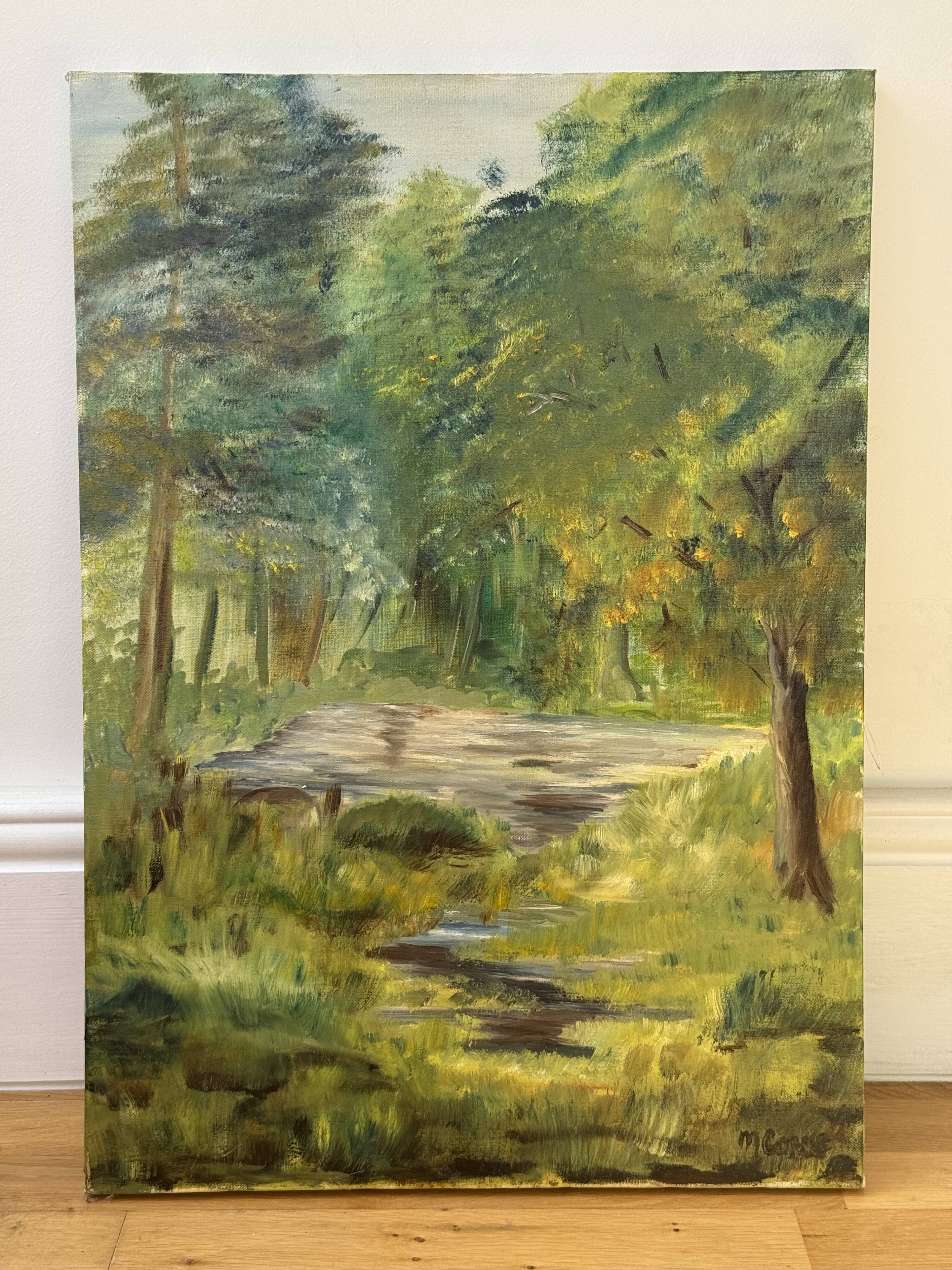 Oil on canvas signed by the artist M. Cornu