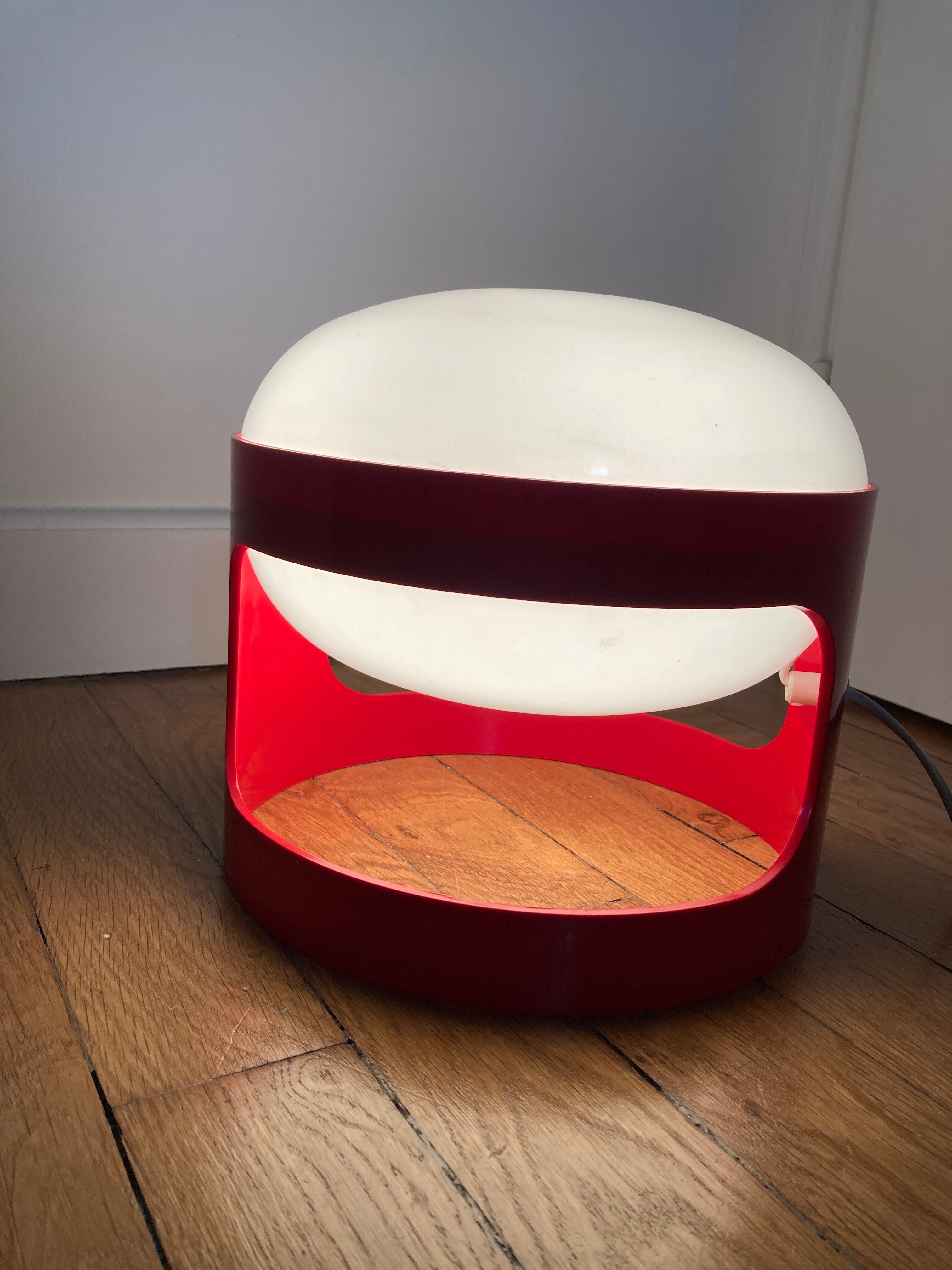 Table lamp KD27 design Joe Colombo published by Kartell, distributed by Husqvarna