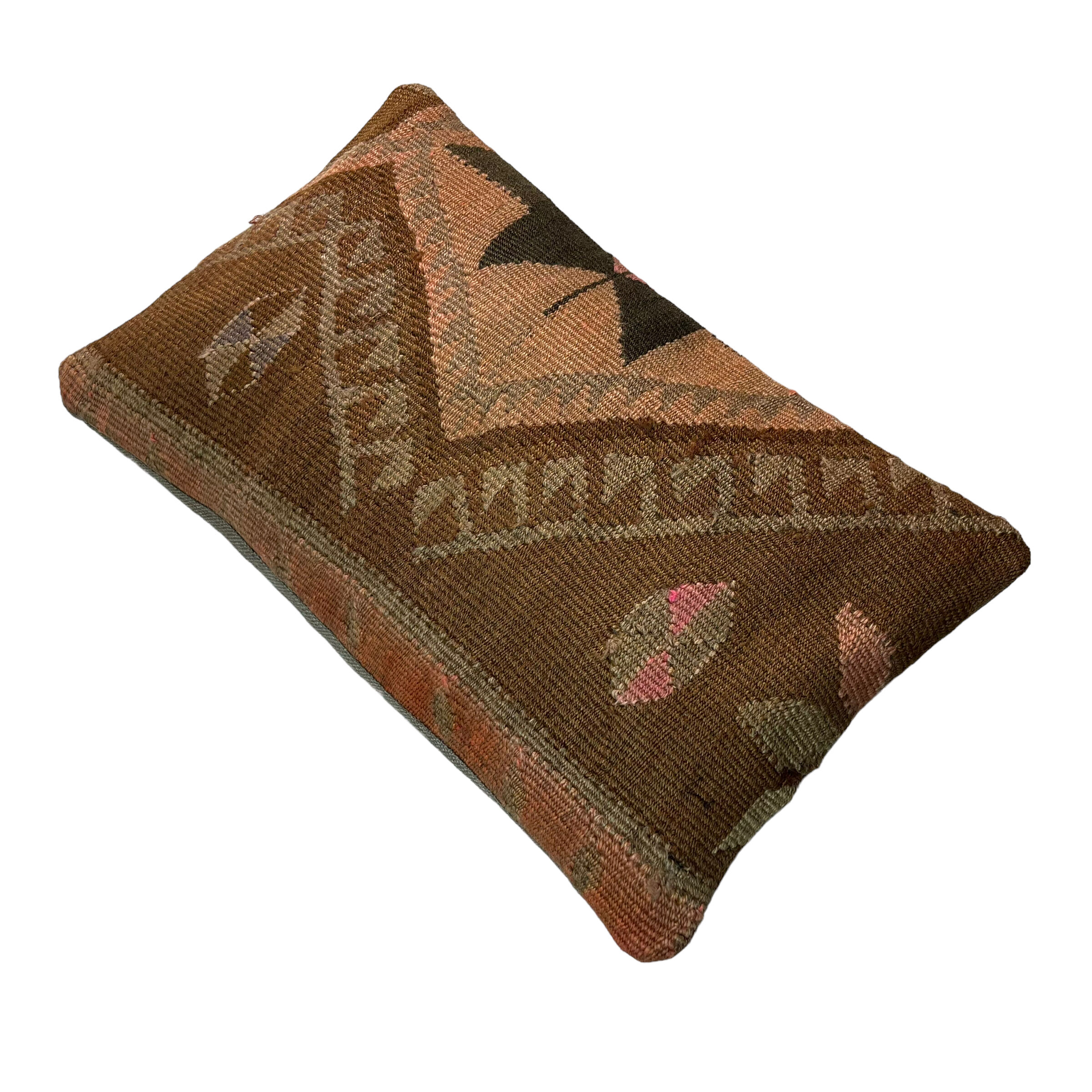 Turkish handmade kilim cushion cover , 30 x 50 cm