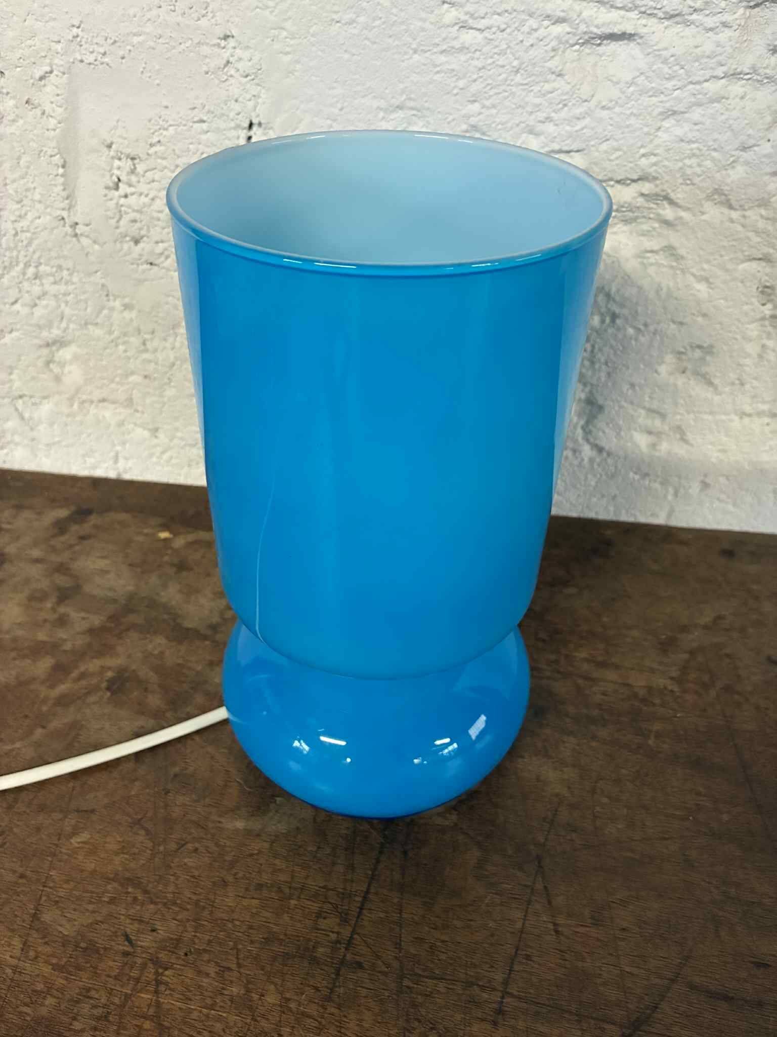 IKEA glass table lamp