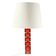 Mid-Century Scandinavian Art Glass & Brass Table Lamp by C.Fagerlund, 1960s