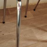 4 chaises en Formica bleues