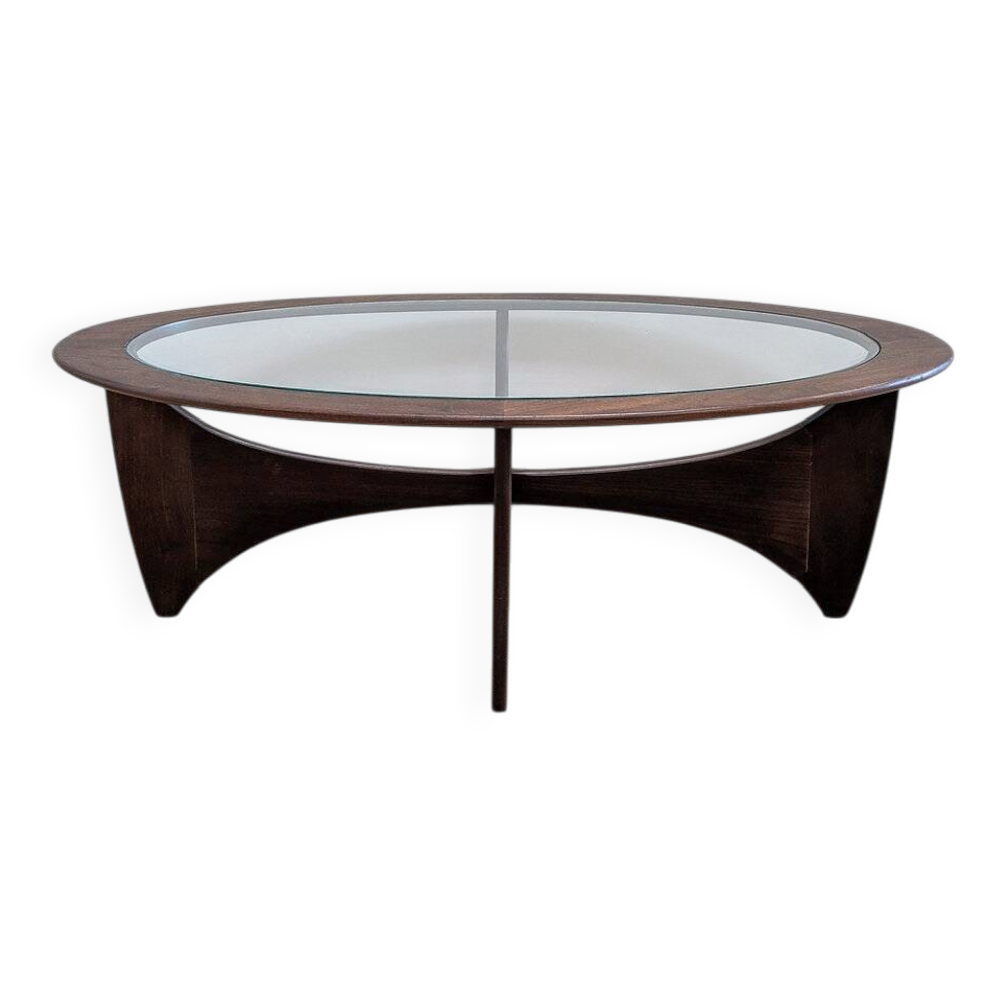 Vintage oval Astro coffee table