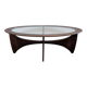 Vintage oval Astro coffee table