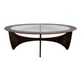 Table basse vintage Astro ovale
