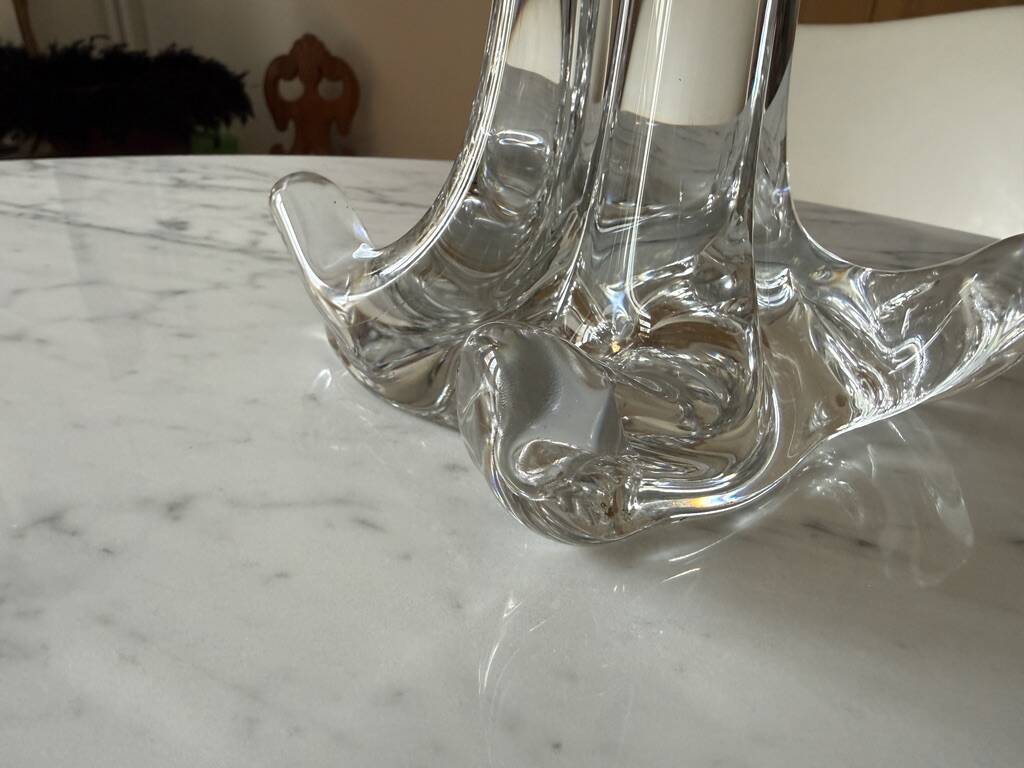 Baccarat crystal lamp base - 1950s-1960s