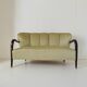 Canapé deux places Art Déco, Malatesta et Mason, Italie années 1950.