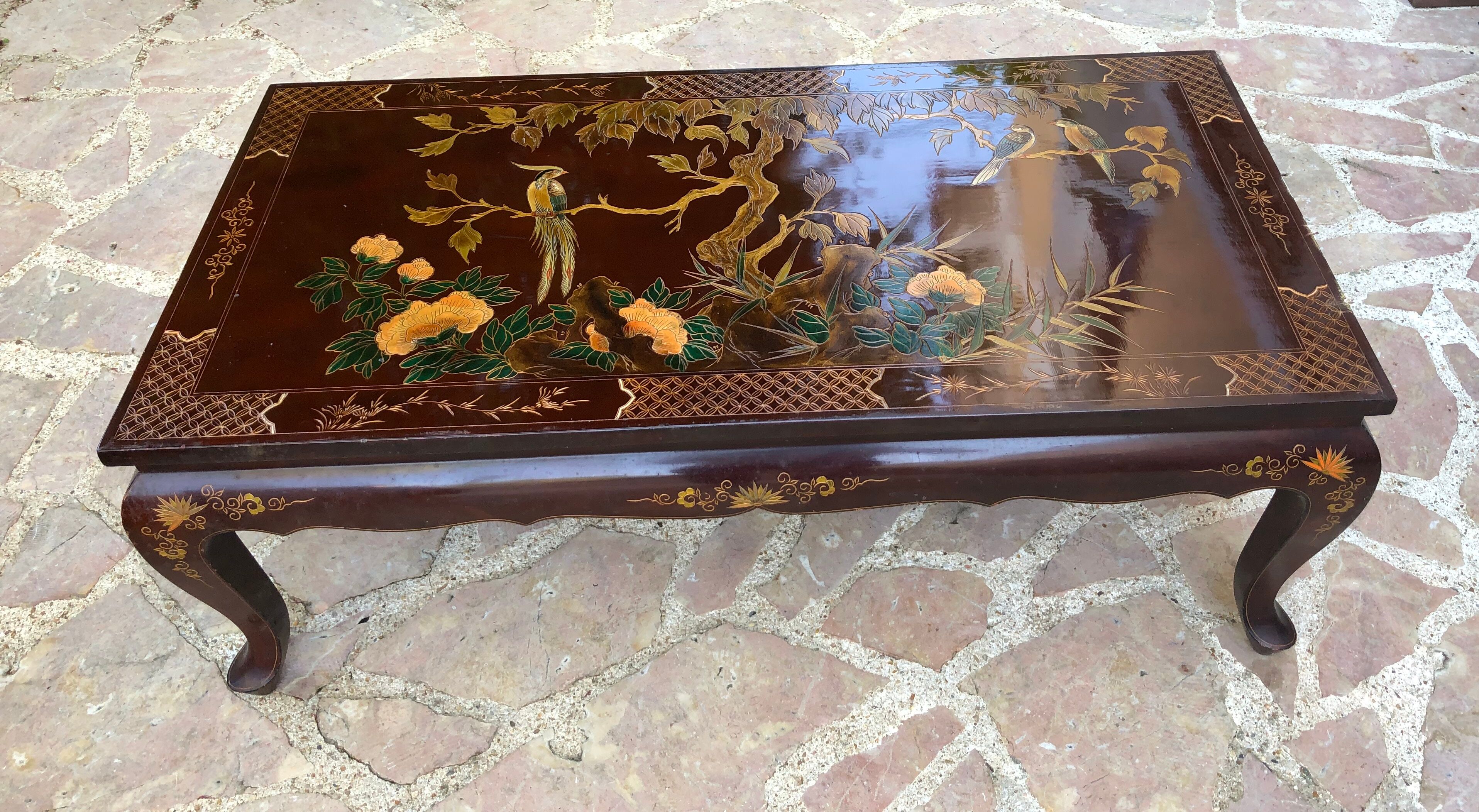 Asian-style coffee table