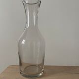 Carafe en verre blanc épais