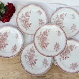 “Margot” flat plates Terre de Fer