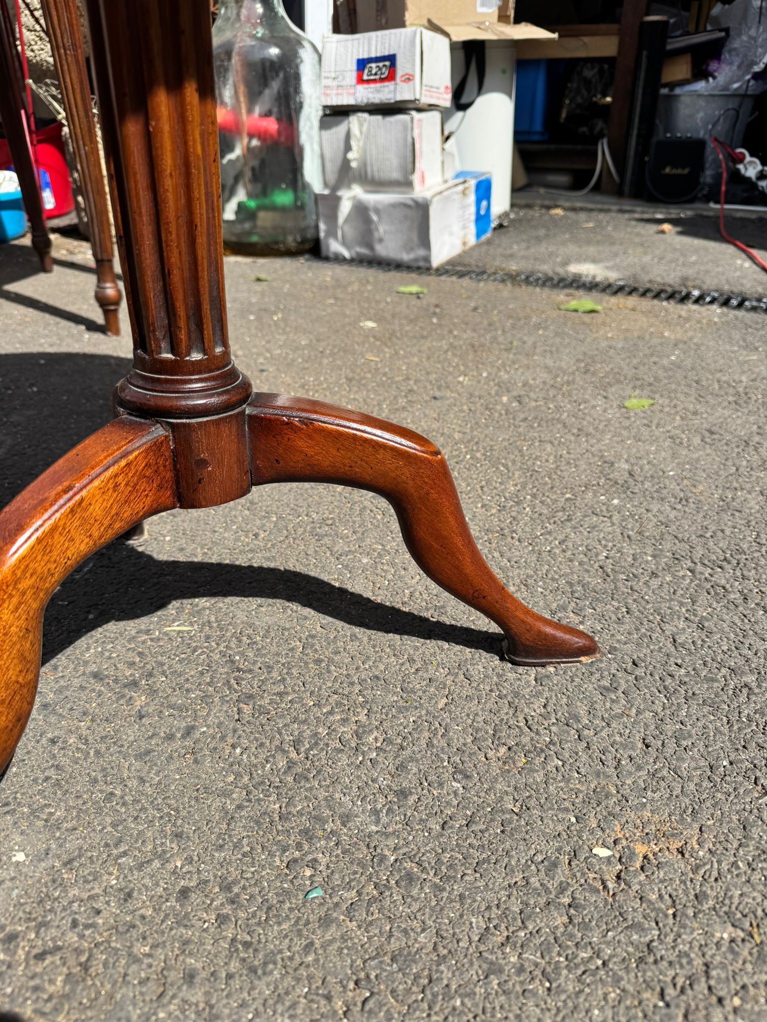 Rare stamped Guéridon by Mailfert / Erotic furniture / Curiosity