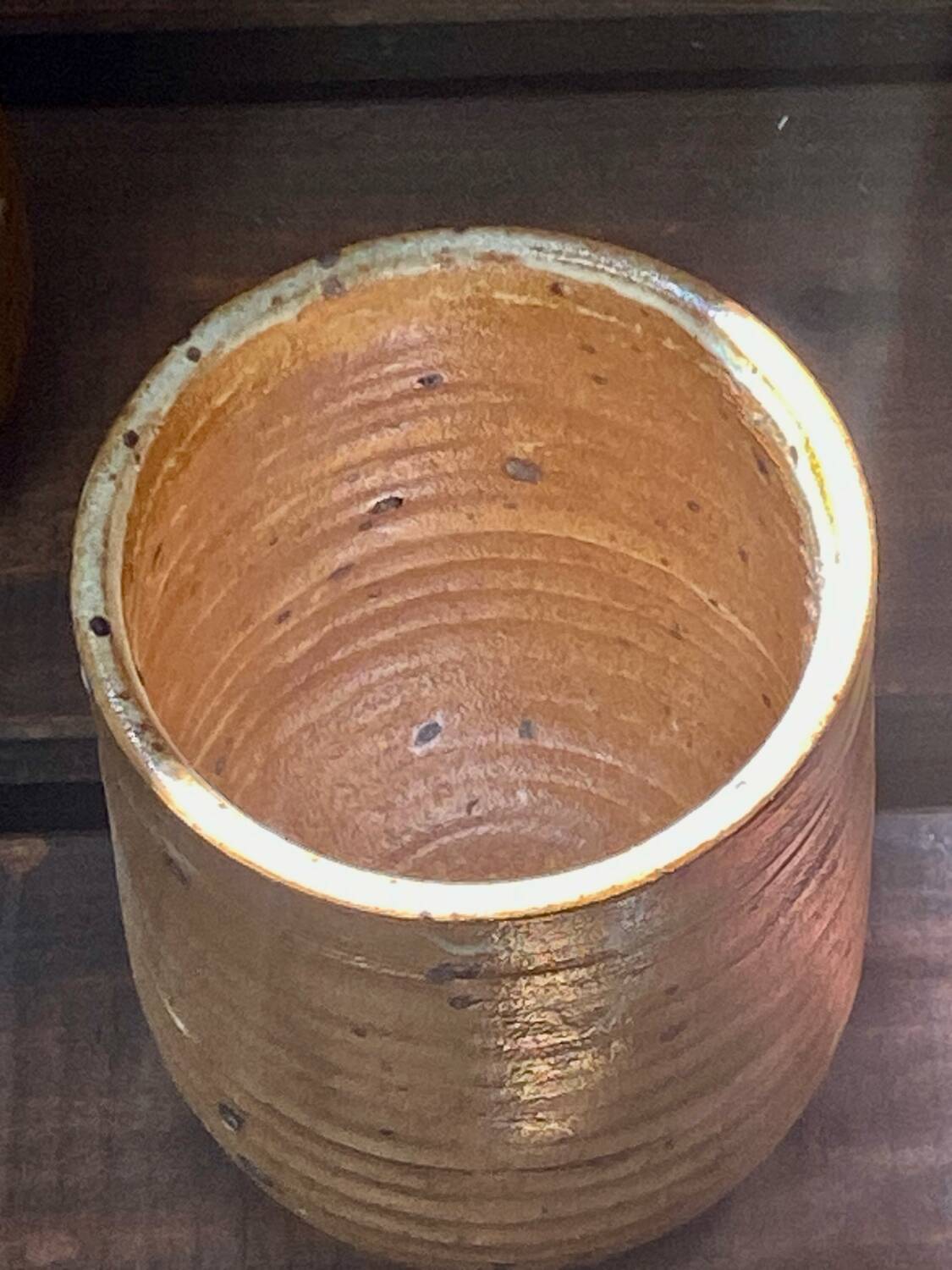 Vallauris Pyrite Stoneware Bowl and Mugs