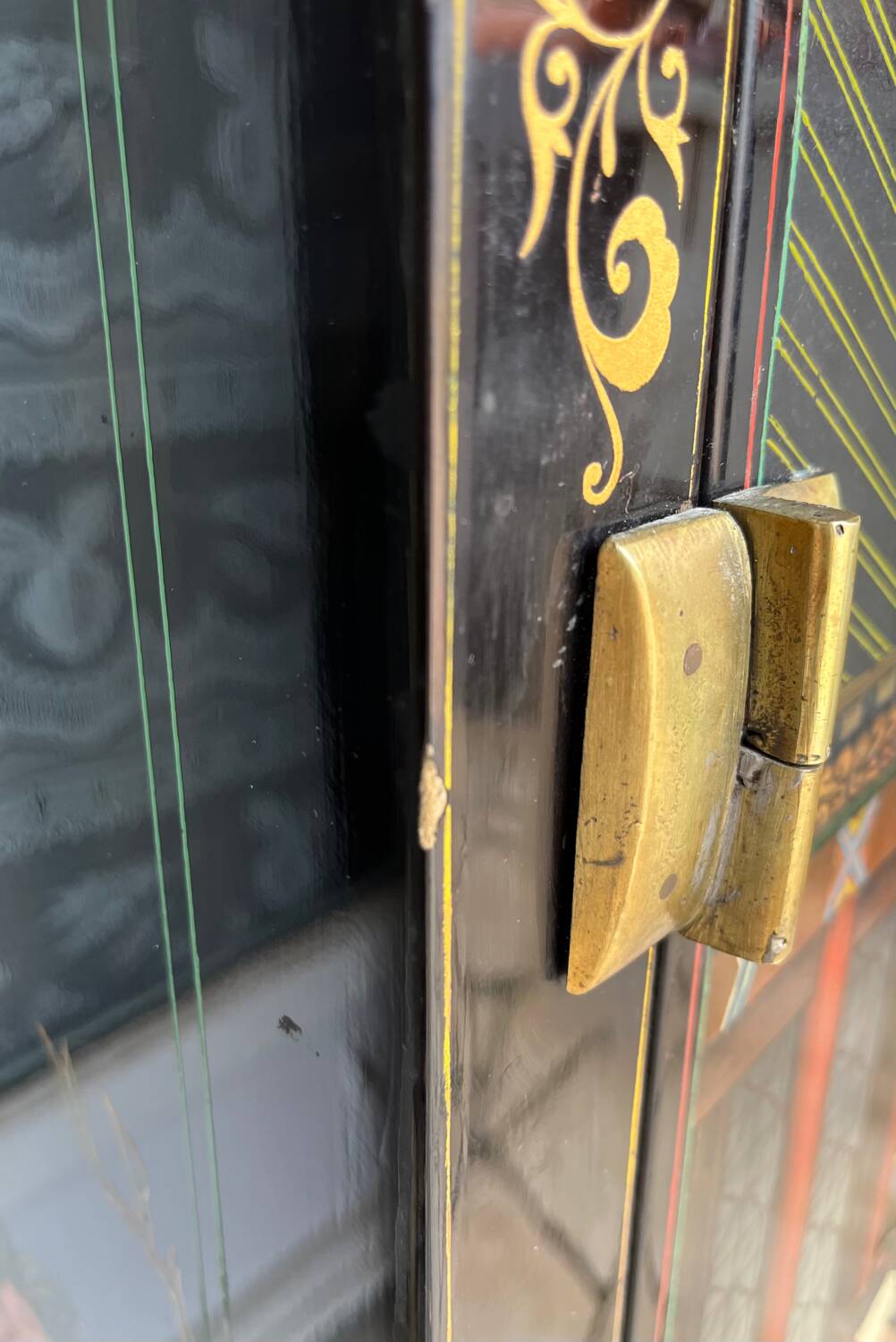 Chinese lacquer sideboard