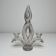 Vintage 1950s Art Deco Style Glass Candelabra - Sculptural Design